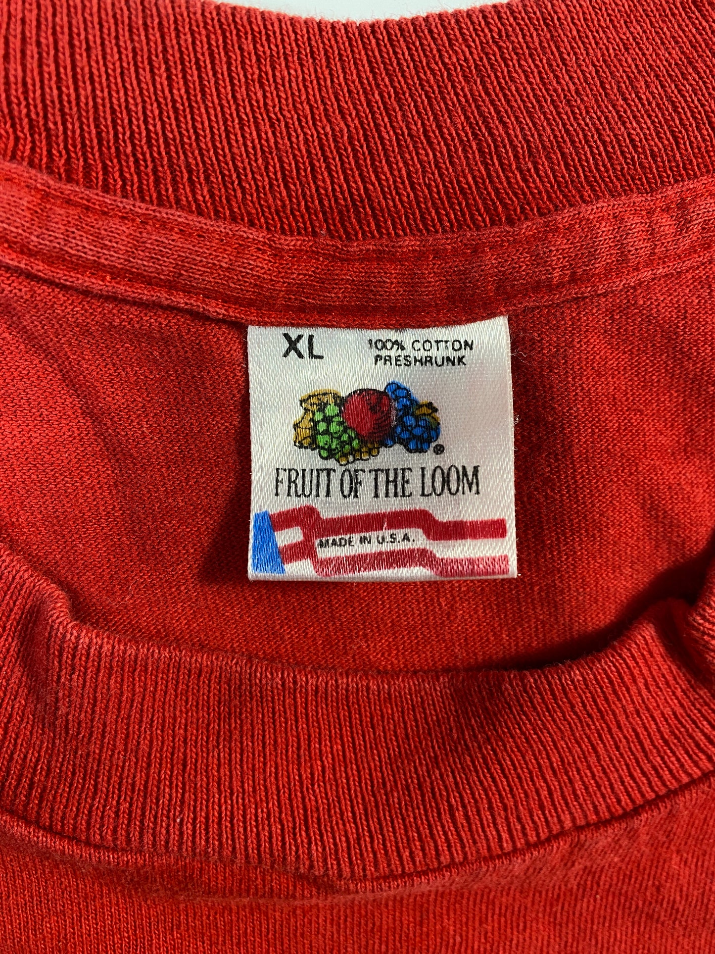 1992 CHICAGO BULLS Made in USA Size XL Vintage NBA T-shirt / E9886T