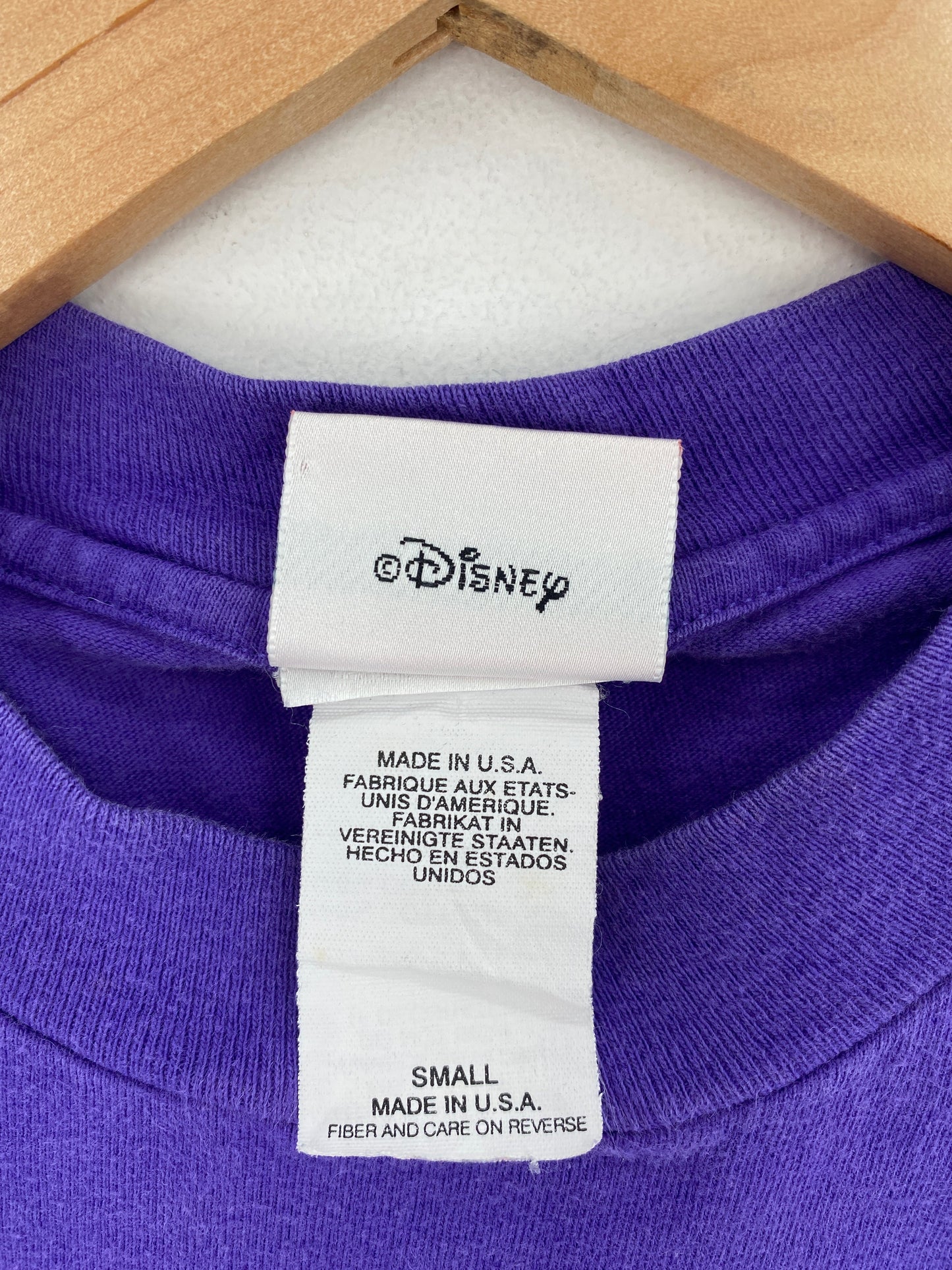.90's DISNEY HOCKEY Made in USA Size S Vintage T-Shirt / E8006T