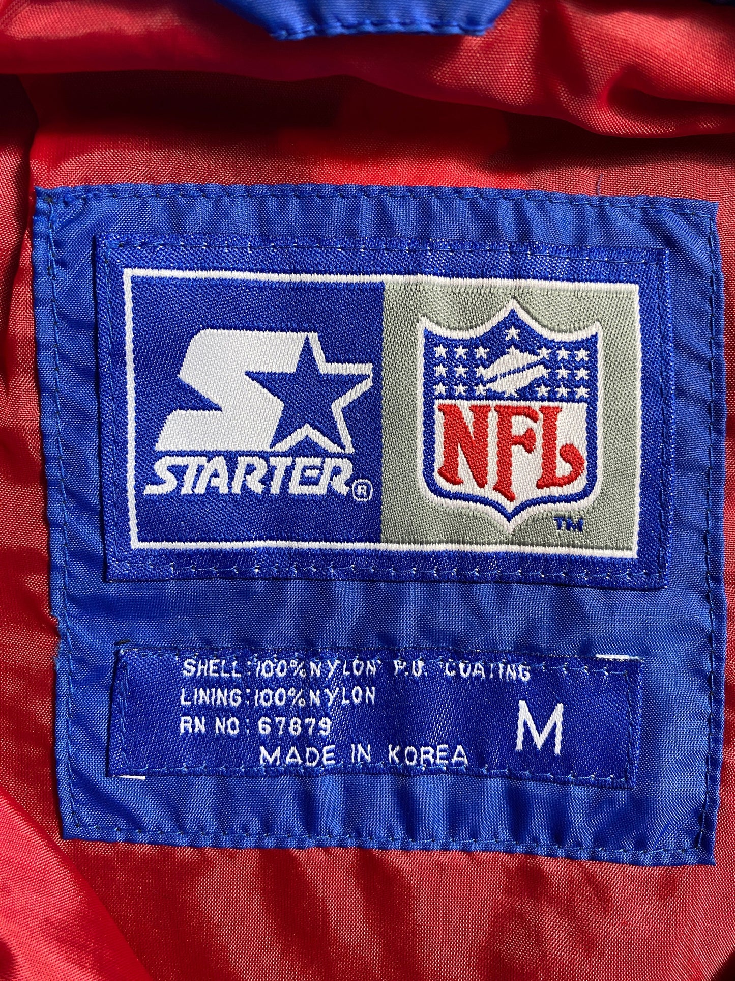 90’s STARTER X PATRIOTS Size M Vintage NFL Nylon Jacket / F7760N