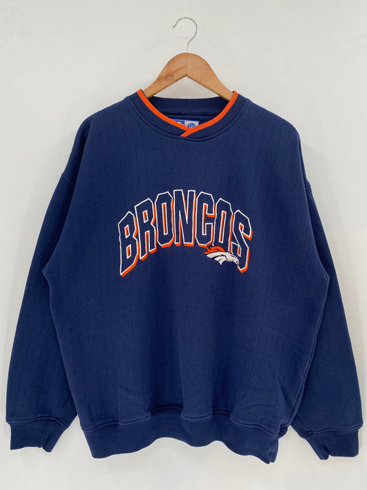 90’s STARTER x BRONCOS Size XL Vintage NFL Sweat-Shirt / E3821S