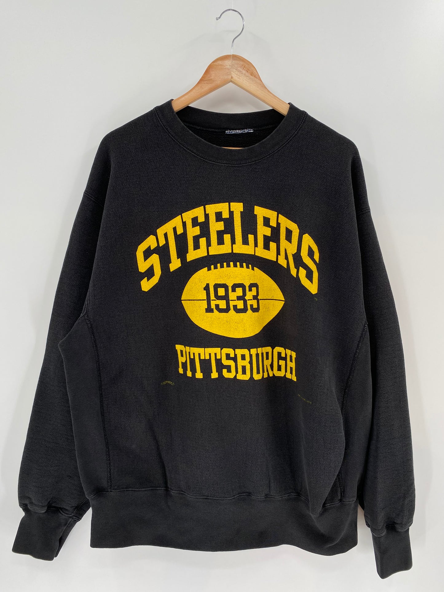 1995 PITTSBURGH STEELERS (No tag) Approx. Size XL Vintage NFL Sweat shirt / K49