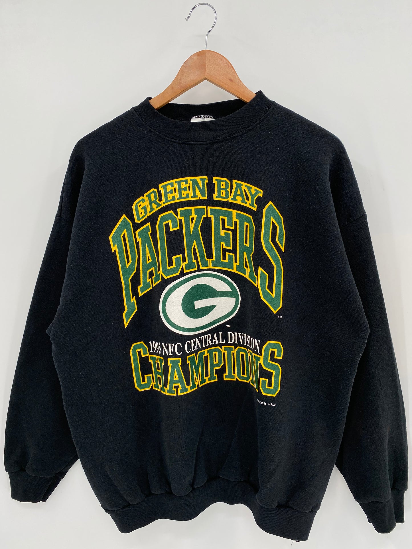 1995 GREEN BAY PACKERS Size XL Vintage NFL Sweat shirt / K3697