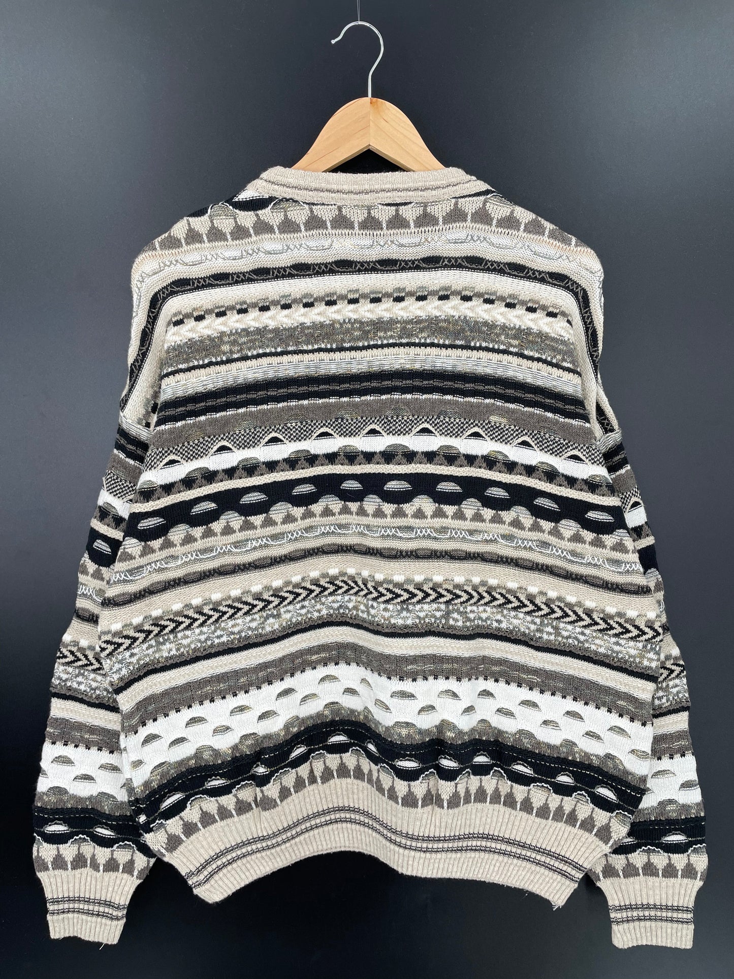 Vintage 3D COOGI Style Size XL Knit Sweater / A6716