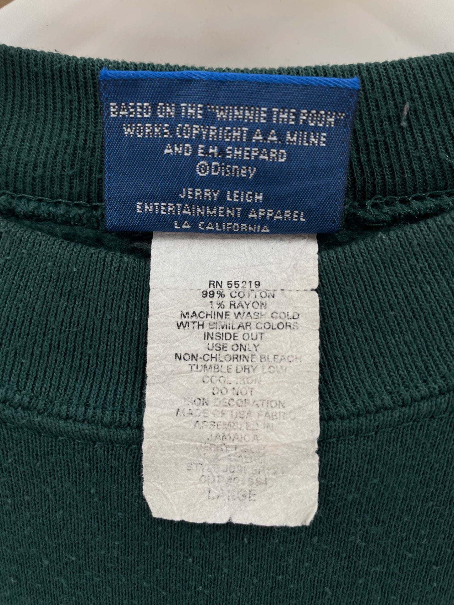 00’ DISNEY TIGGER Size L Vintage Sweat-shirt / K2668