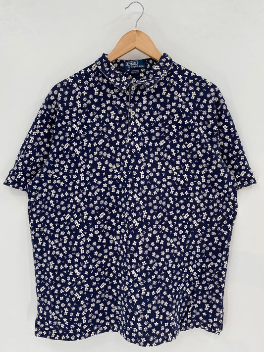 90’s POLO RALPH LAUREN Size L Vintage Polo-Shirt / E4951T