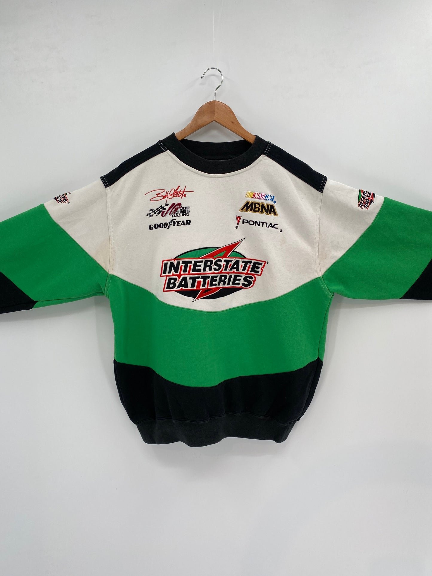 90’s INTERSTATE BATTERIES Size M Vintage Racing Sweat-Shirts / K2622
