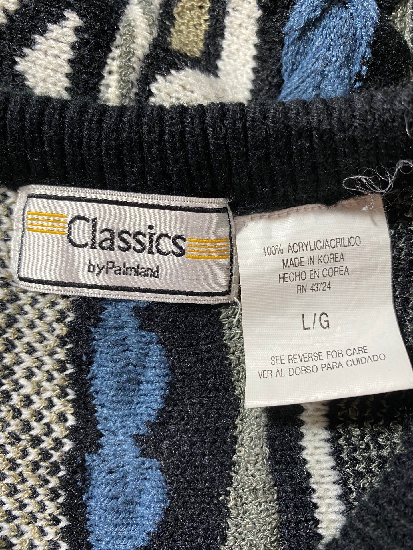 Vintage 3D COOGI- Style Size L Knit Sweater / K1689