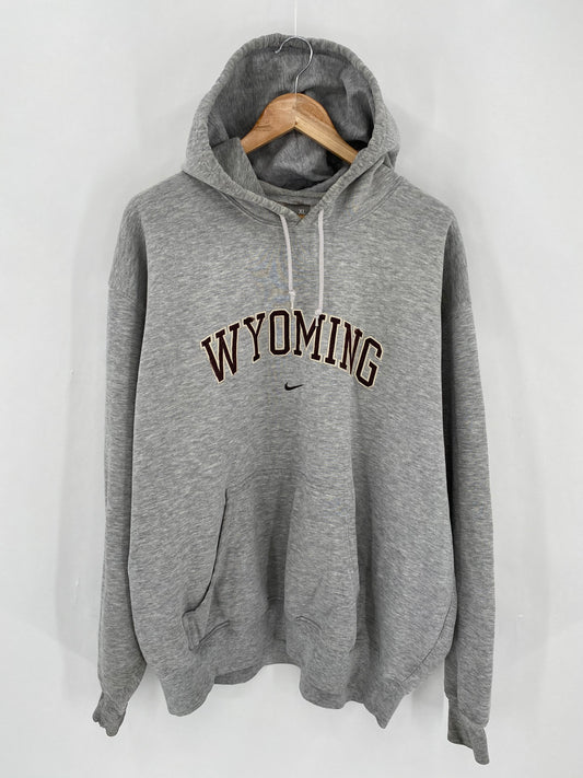 90’s NIKE WYOMING Size XL Vintage Hoodie Sweat-shirt / 6355
