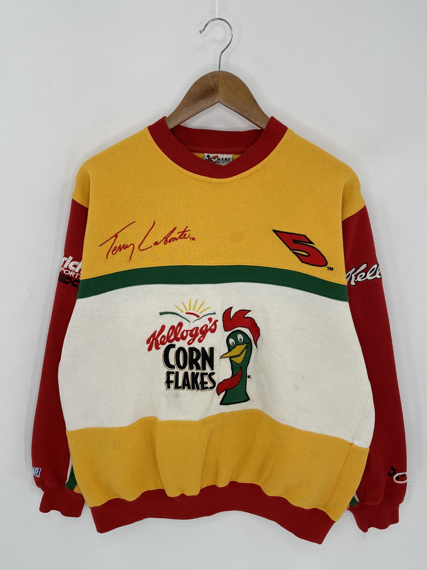 Vintage KELLOGG’S Size M Racing Sweat-shirt / K5909