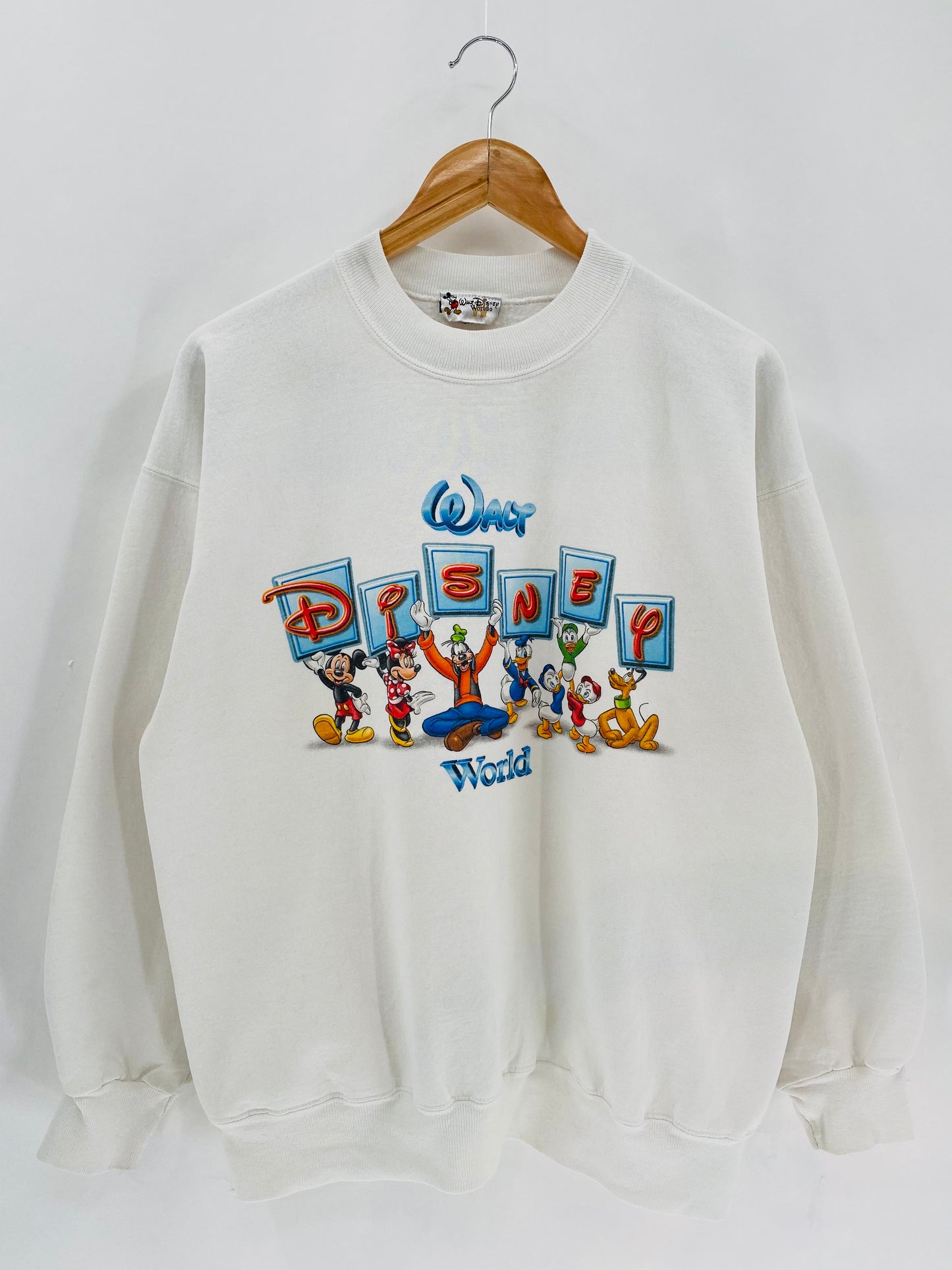 00’ DISNEY Made in USA Size L Vintage Sweat-shirt / 6527