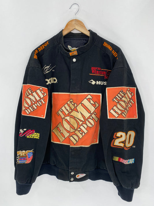 Vintage NASCAR Winston Cup The Home Depot Size XL Racing Jacket / 5597