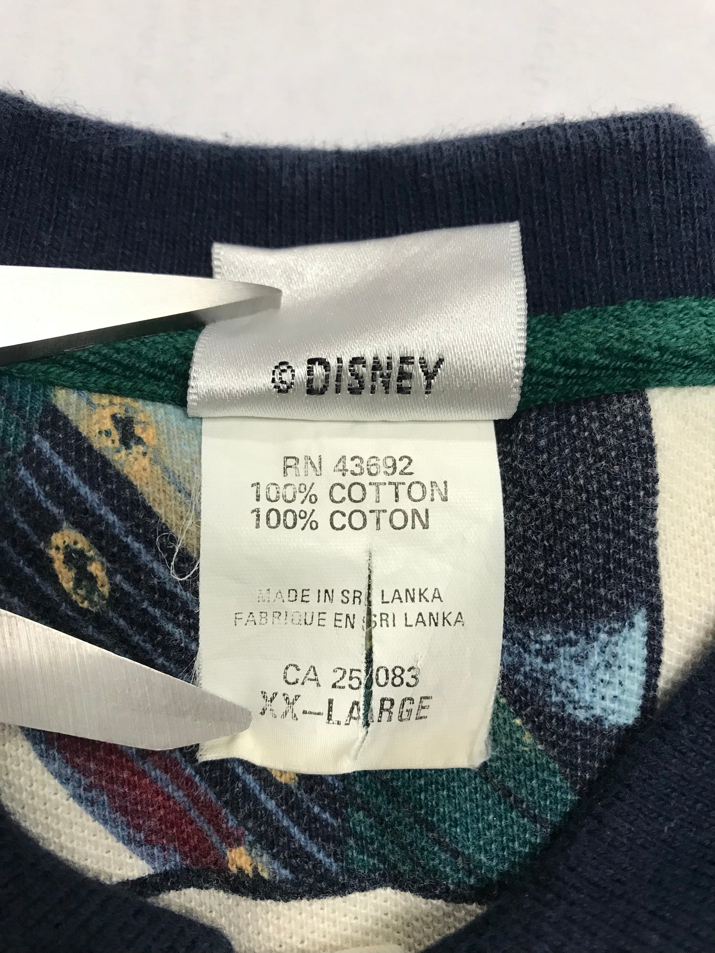 00’ DISNEY TIGHER Size XXL Vintage Polo-Shirt / 9276