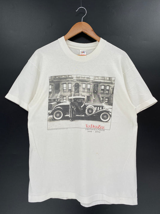 1993 VAN DERZEE Made in USA Size L Vintage T-SHIRT / K1275