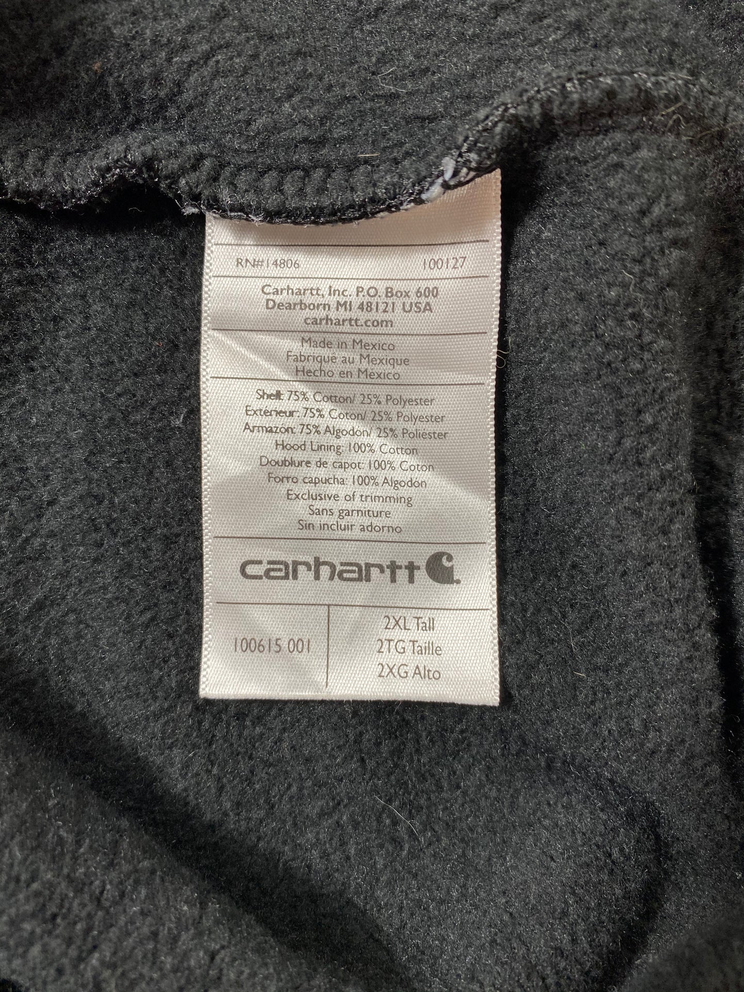 CARHARTT Size XXL Vintage Hoodie Sweat-Shirt / 6949