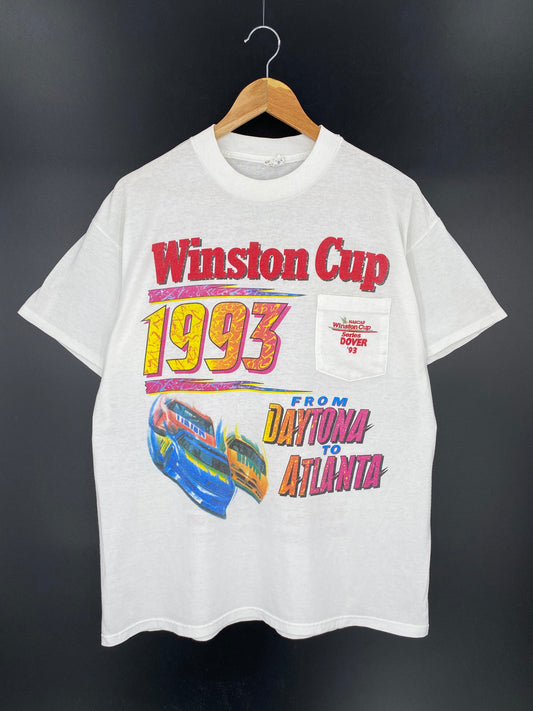 1993 NASCAR WINSTON CUP Made in USA Size XL Vintage T-shirt / A9266