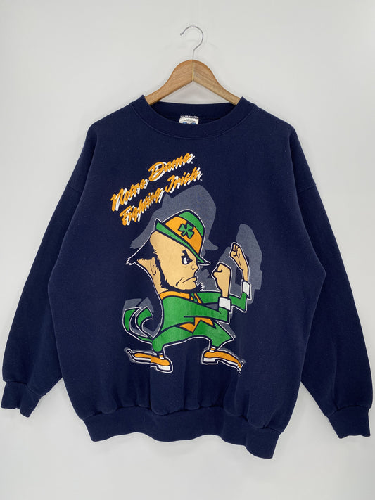90’s UNIVERSITY OF NORTRE DOME Made in USA Size XXL Vintage Sweat-shirt / K6563