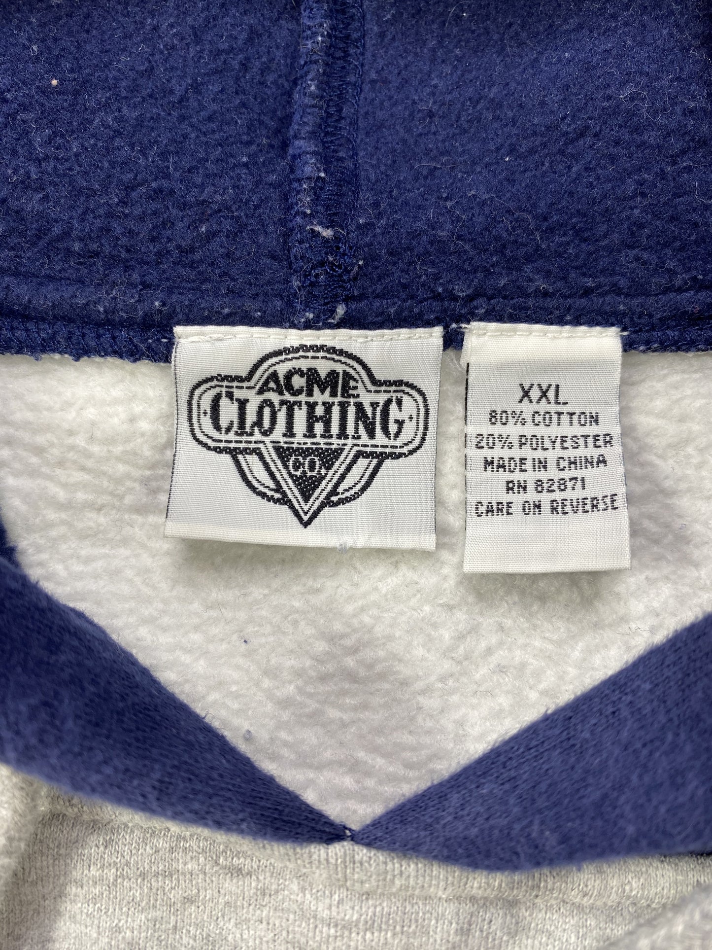 00' WARNER BROS. Size XXL Vintage Hoodie Sweat-shirt / K5375