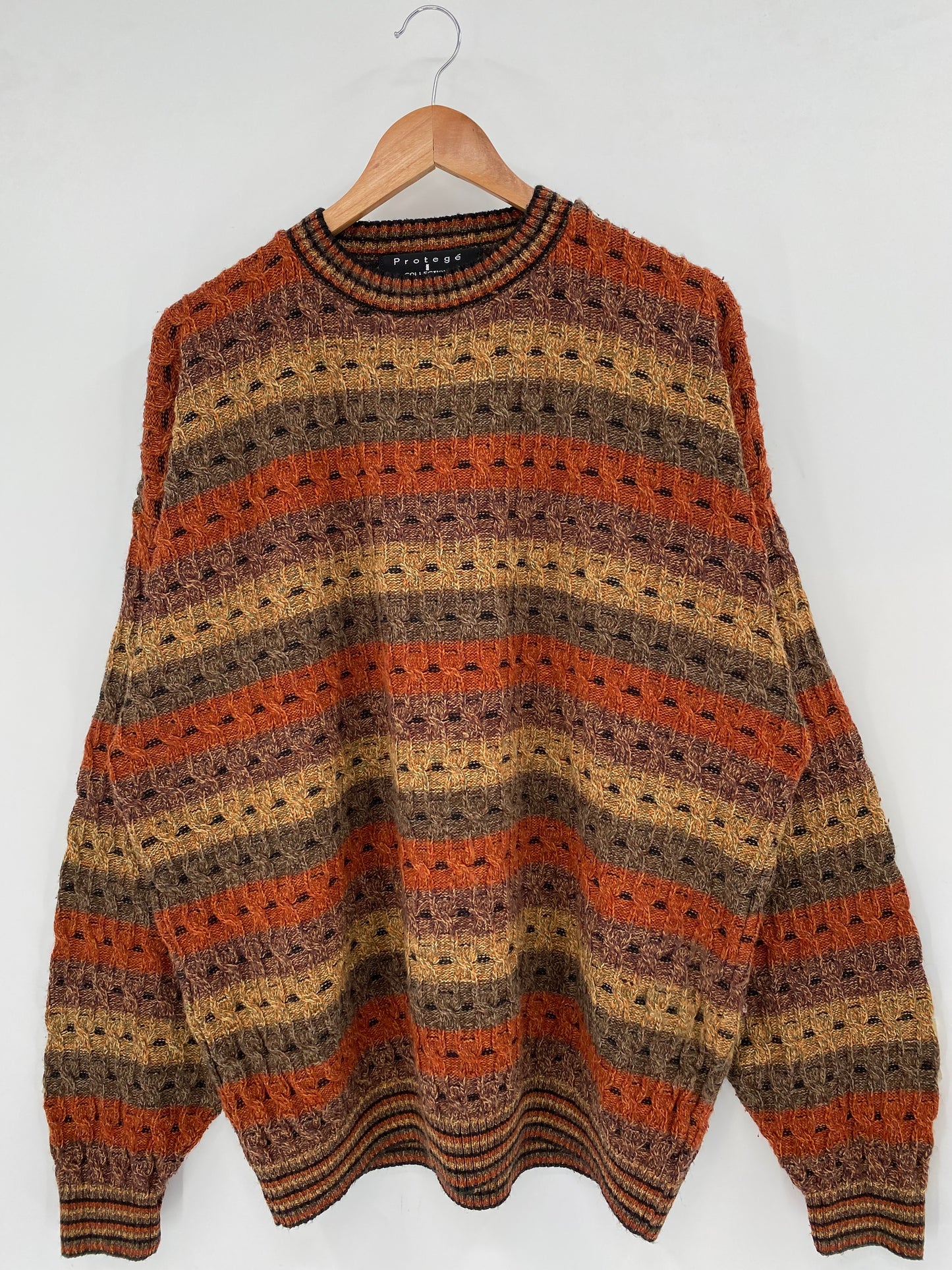 Vintage 3D COOGI- Style Made in USA Size XXL Knit Sweater / K3479