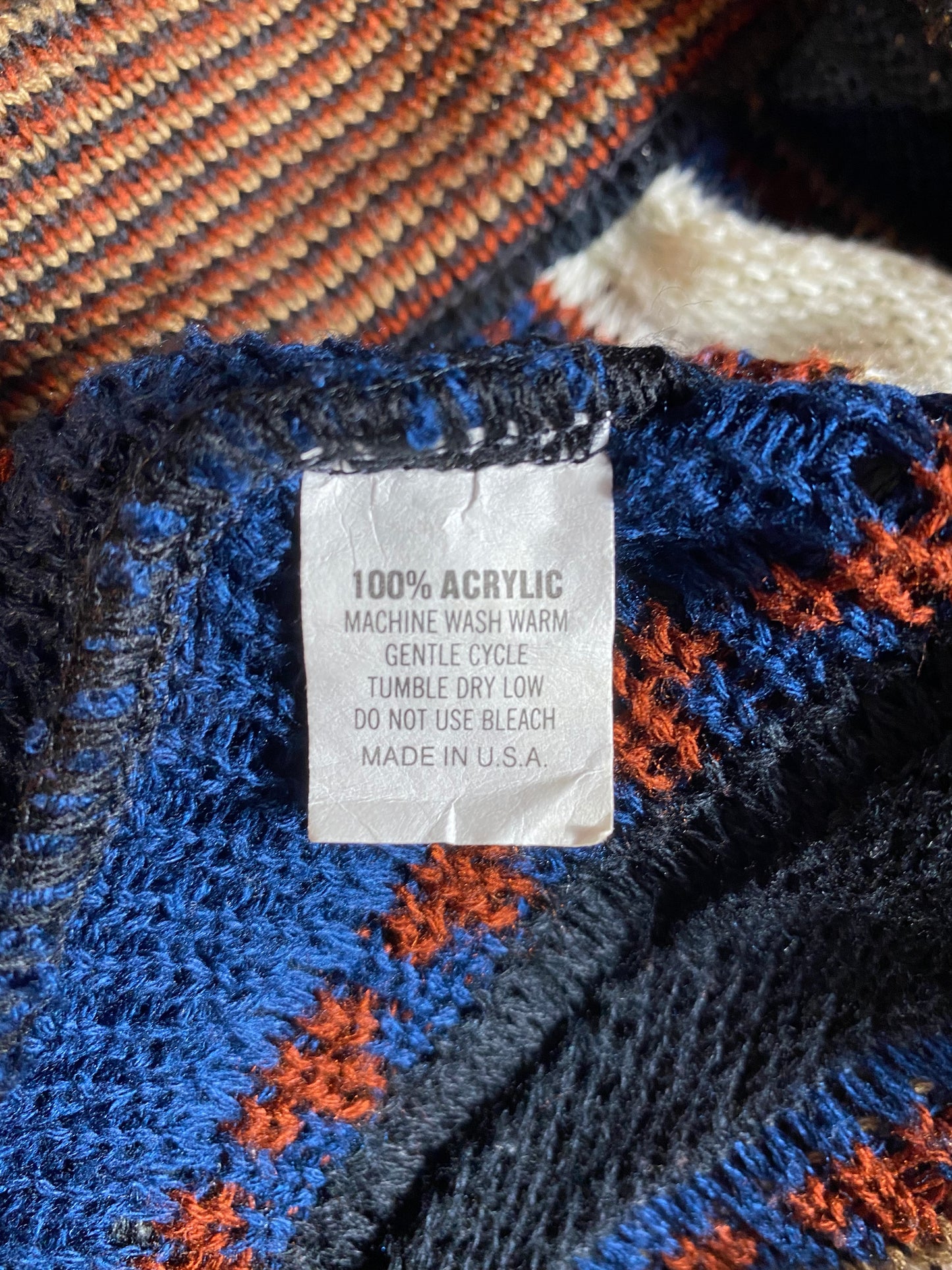 Vintage 3D COOGI- Style Made in USA Size M Knit Sweater / K3935