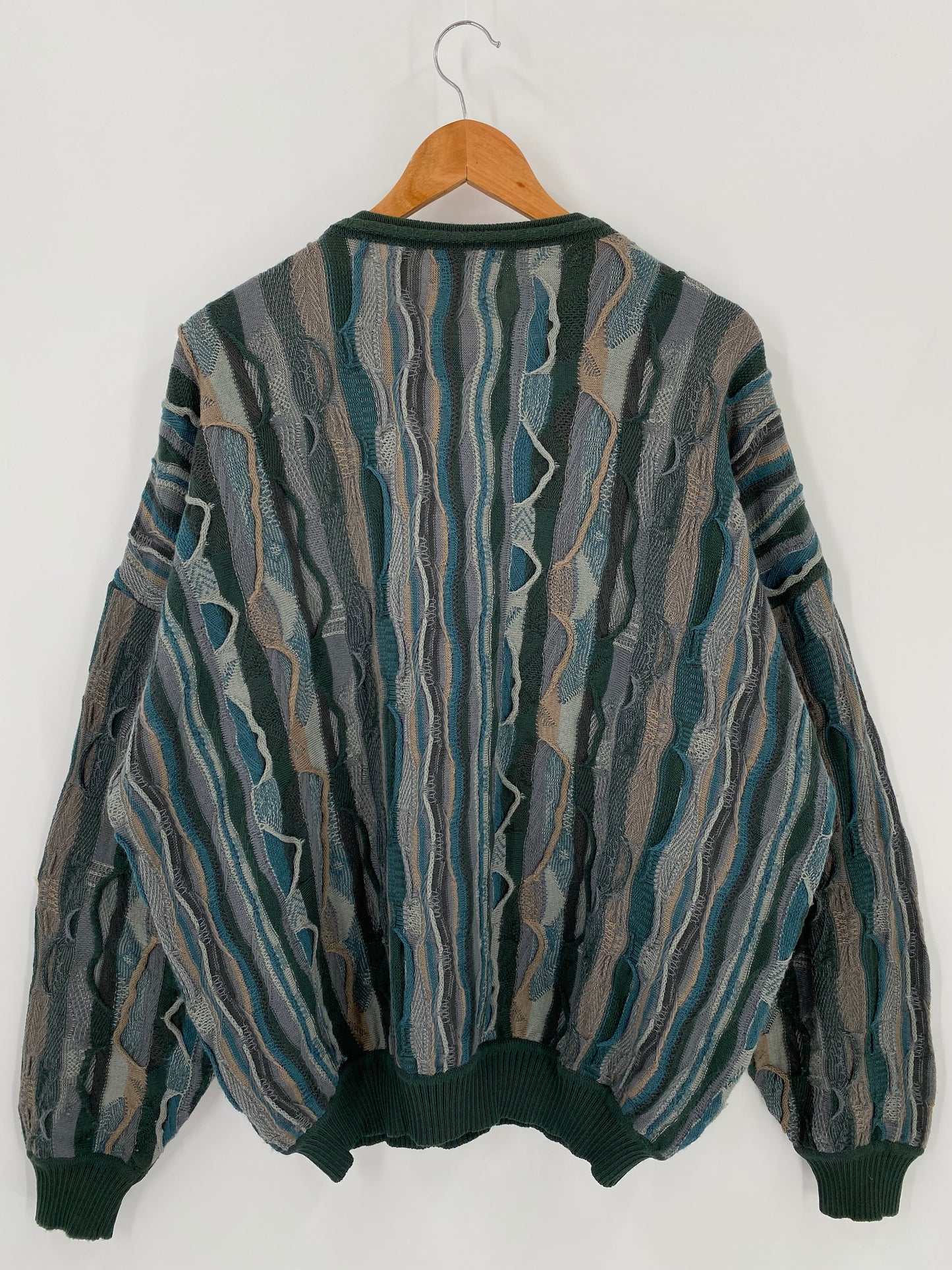 Vintage 3D COOGI- Style Size XL Knit Sweater / K1293