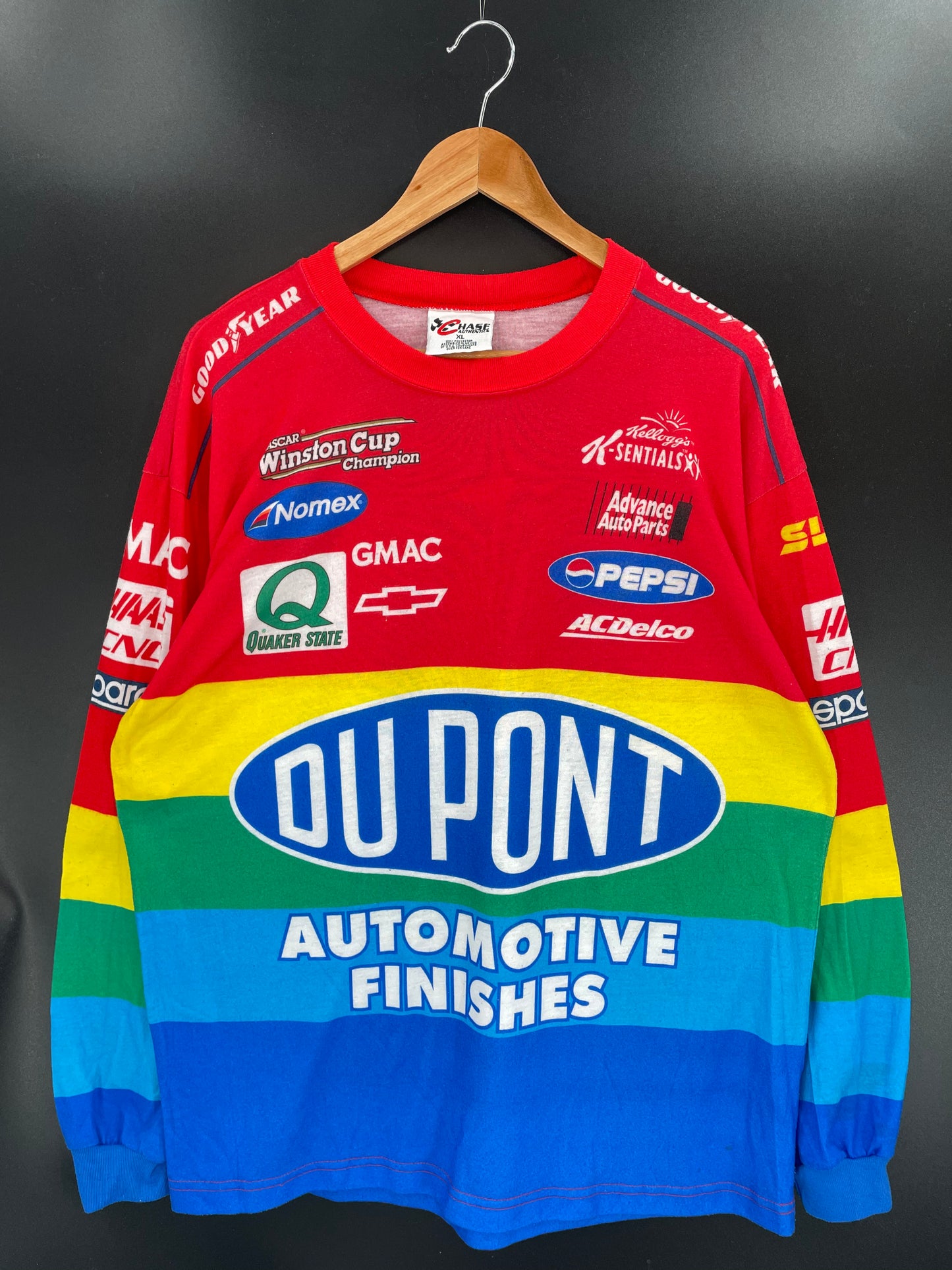 VINTAGE DU POINT AUTOMOTIVE FINISHES Made in USA Size XL Vintage Long Sleeve T-Shirt / K3356