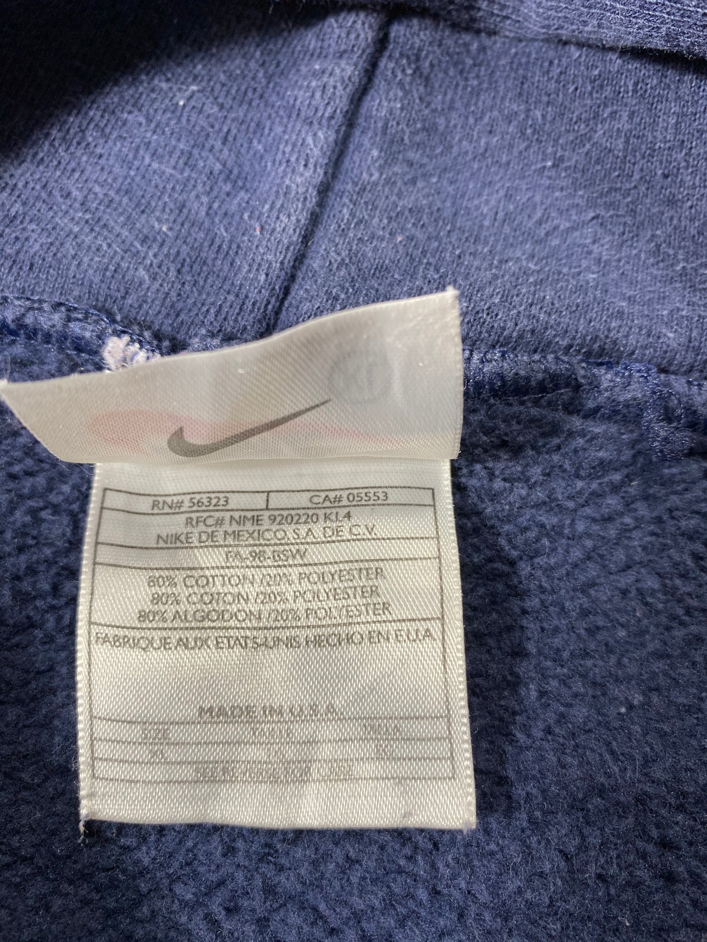 90’s NIKE Made in USA Size XL Vintage Hoodie Sweat-shirt / 6932