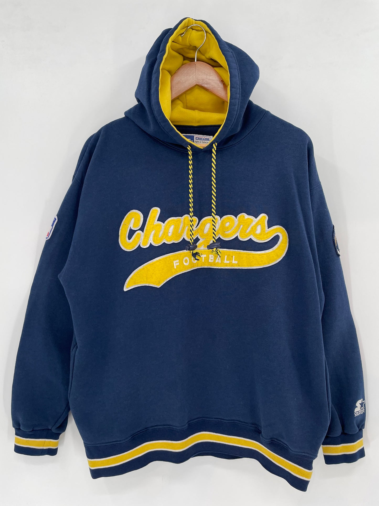 90’s STARTER SAN DIEGO CHARGER Size L Vintage NFL Hoodie Sweat-shirt / K1752