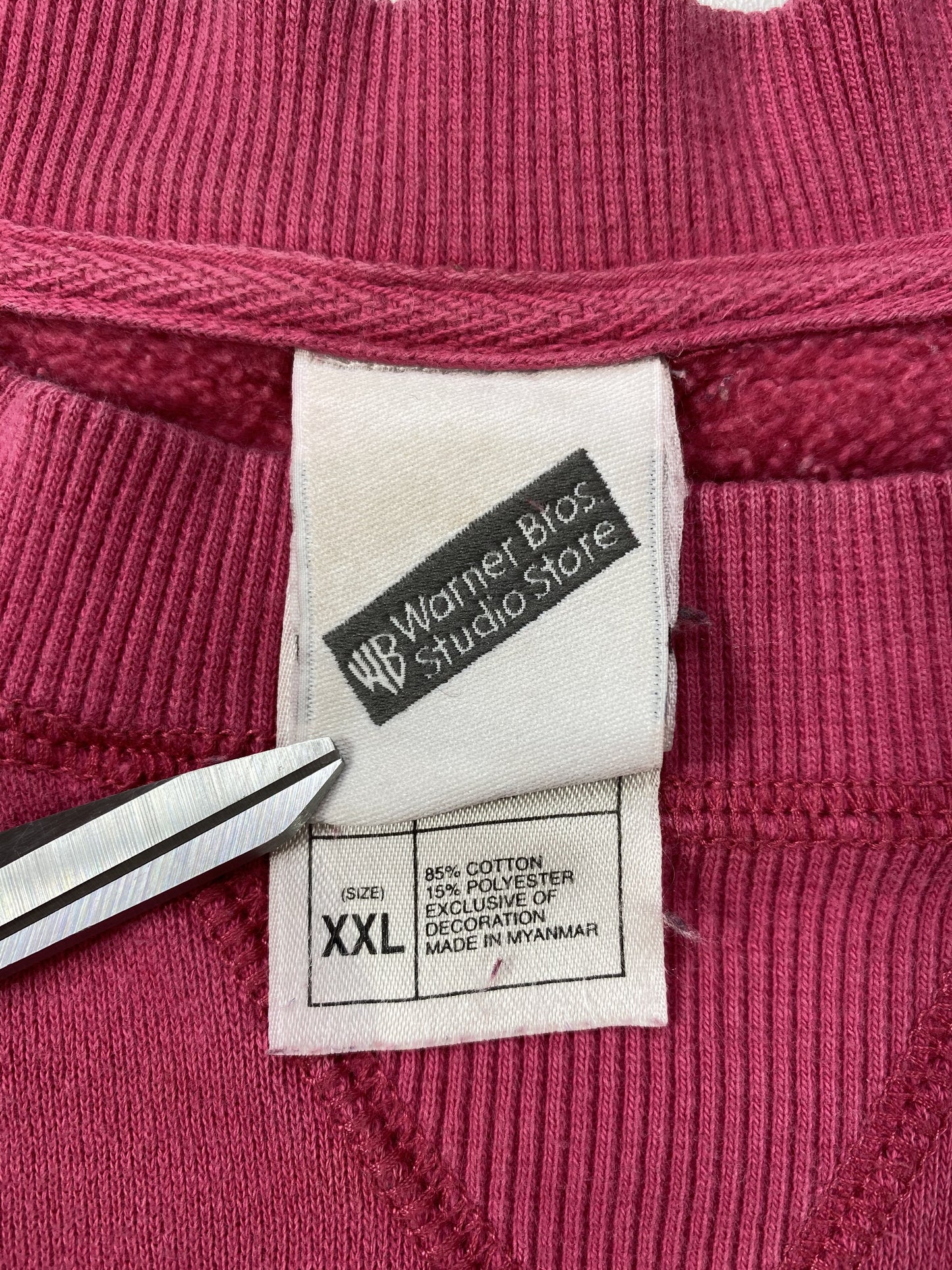 00' WARNER BROS. Size XXL Vintage Sweat-shirt / K5382