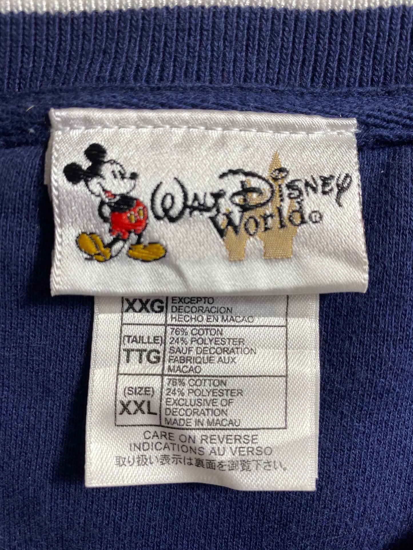00’ DISNEY MICKEY Size XXL Vintage Sweat-shirt / A6254
