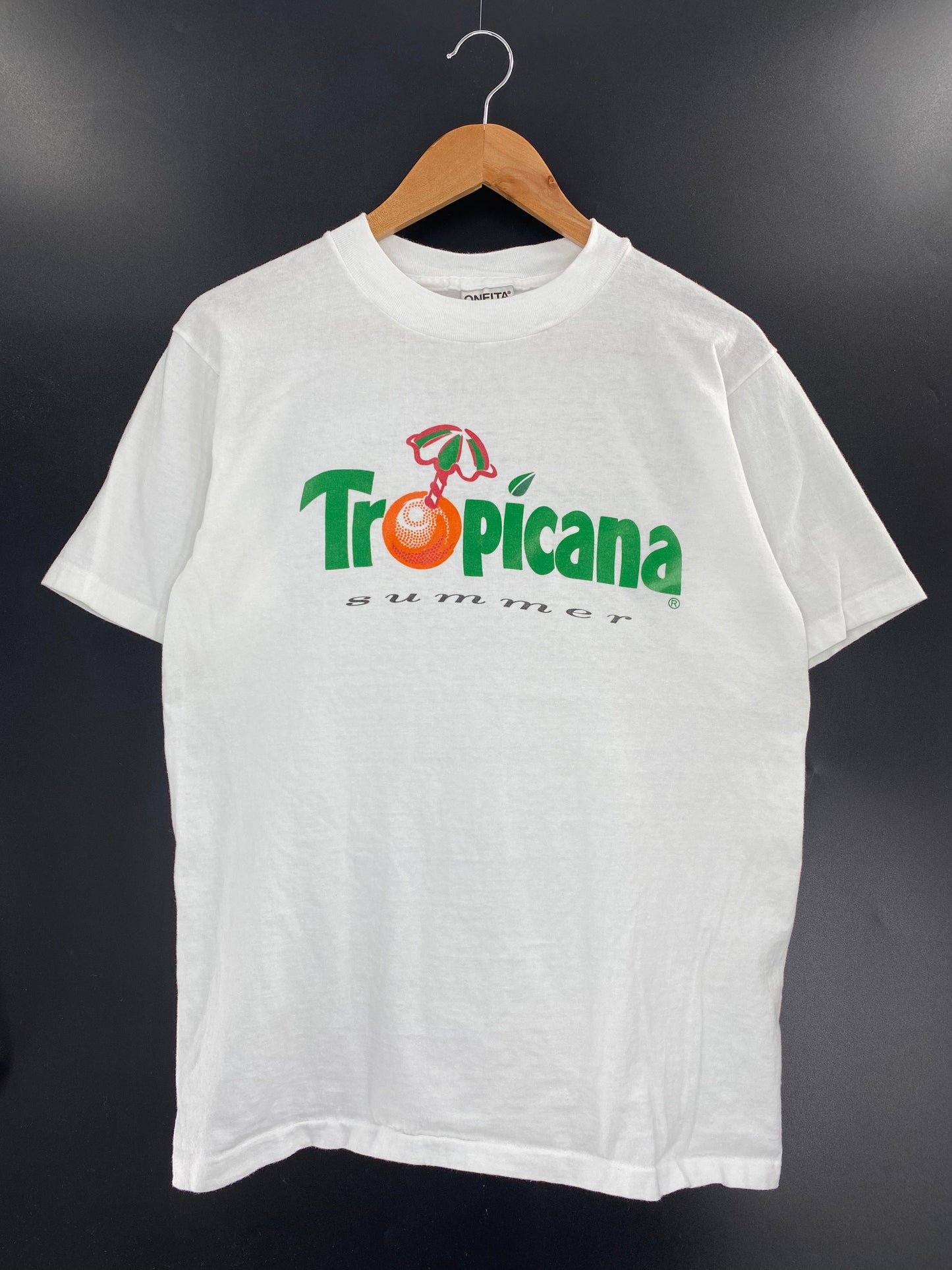 90’s TROPICANA Size L Vintage T-Shirts / K3908