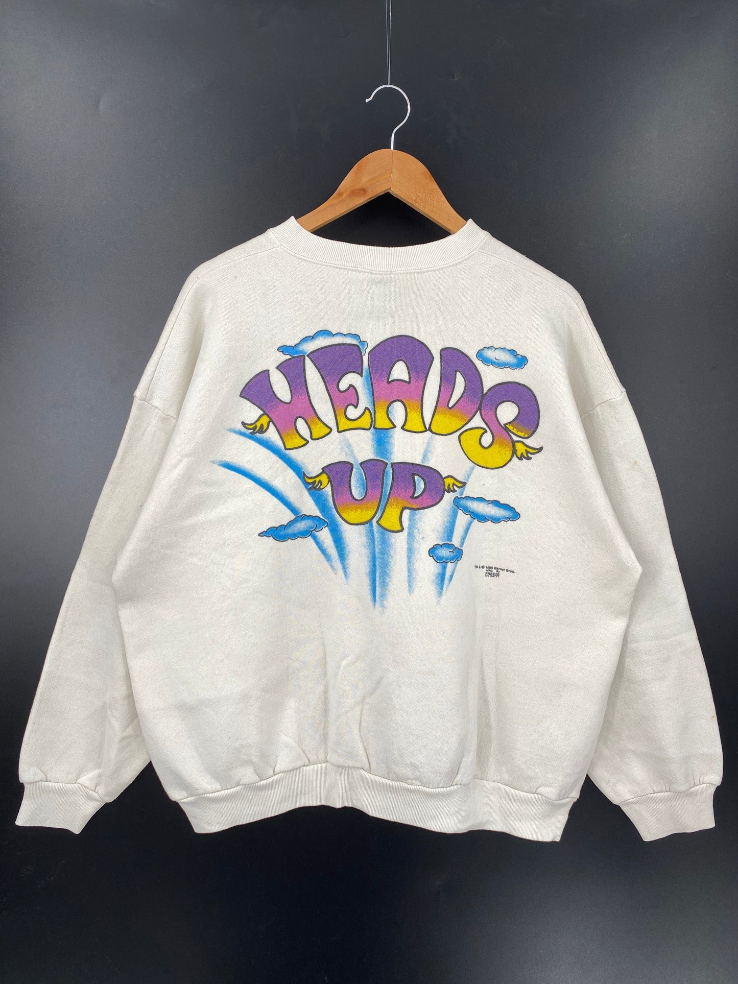 1995 LOONEY TUNES Made in USA Size XL Vintage Sweat-shirt / A5024