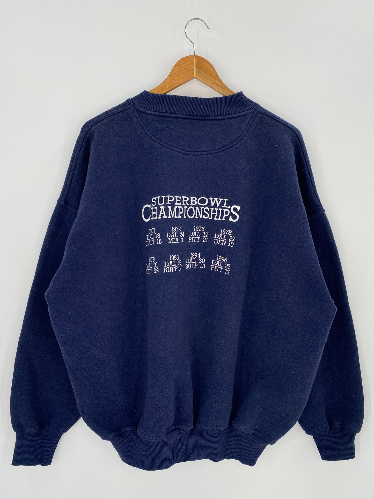 00’ DALLAS COWBOYS Size XL Vintage NFL Sweat-shirt / 8643