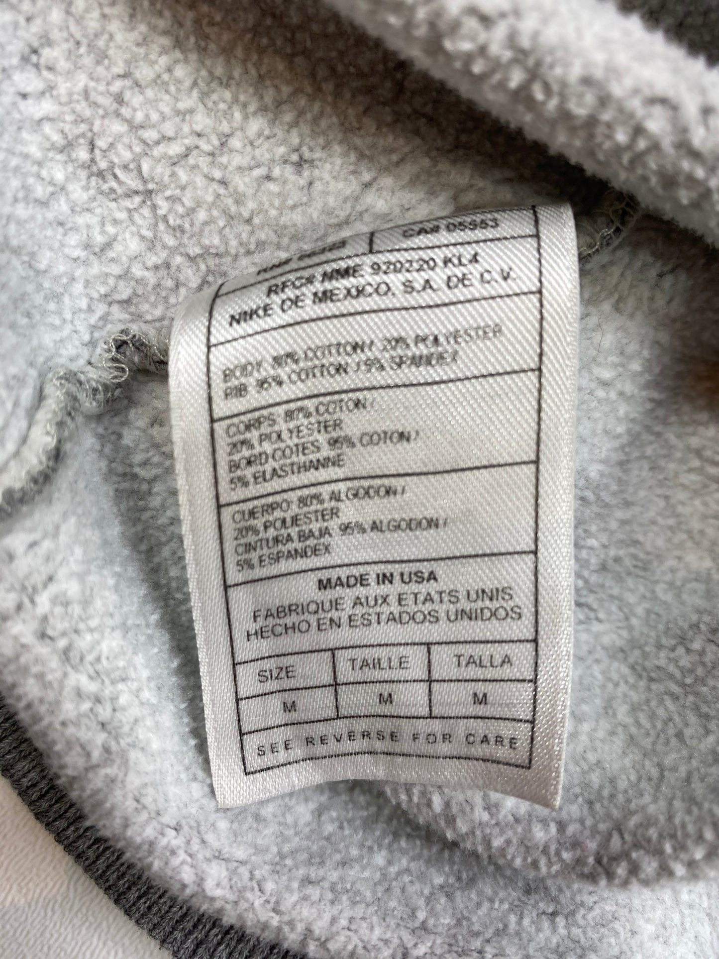 90’s NIKE UK Made in USA Size M Vintage Hoodie Sweat-Shirt / 5258