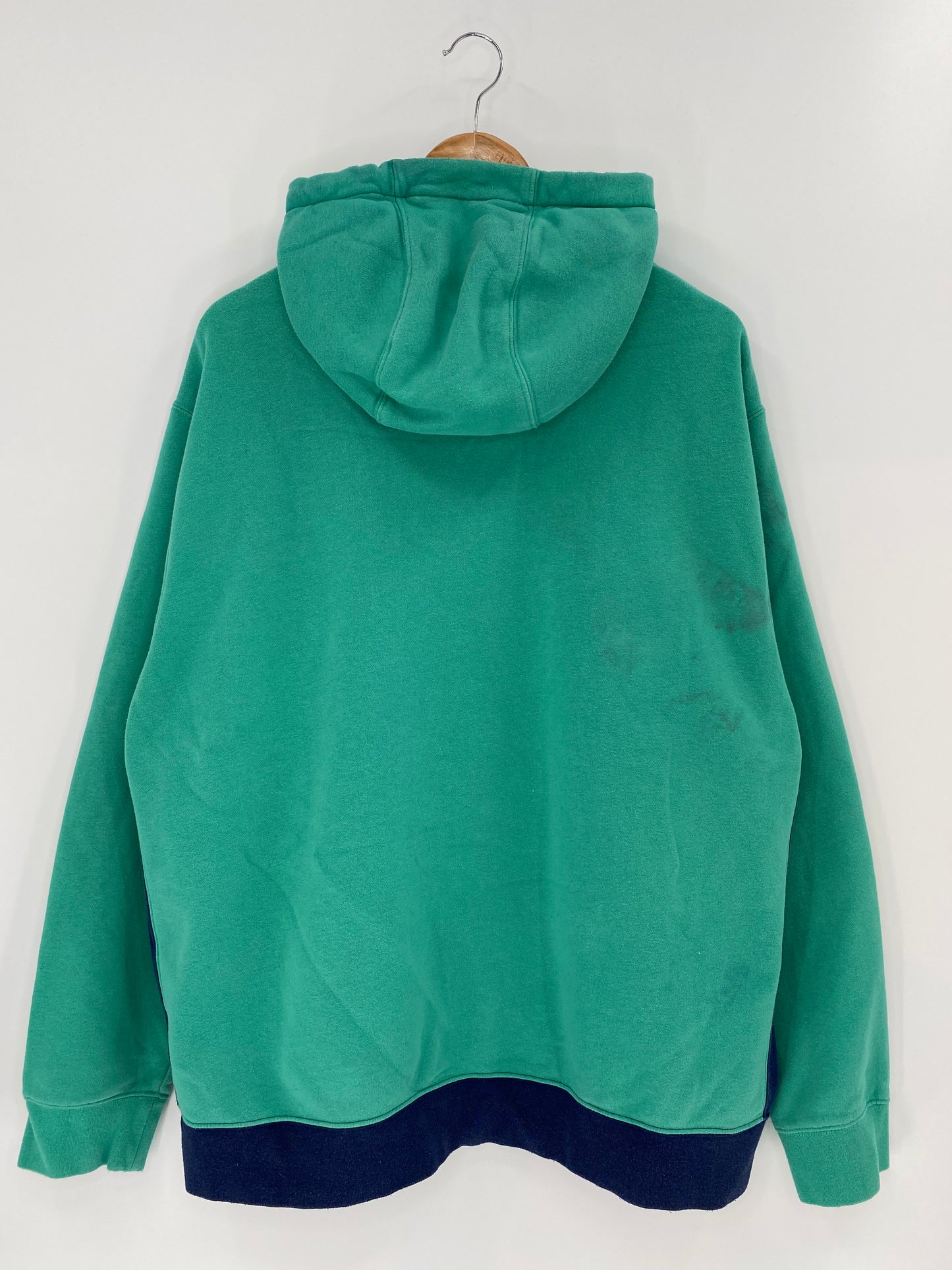 00' NIKE Size XXL Vintage Half-zip Hoodie Sweat-shirt / k173