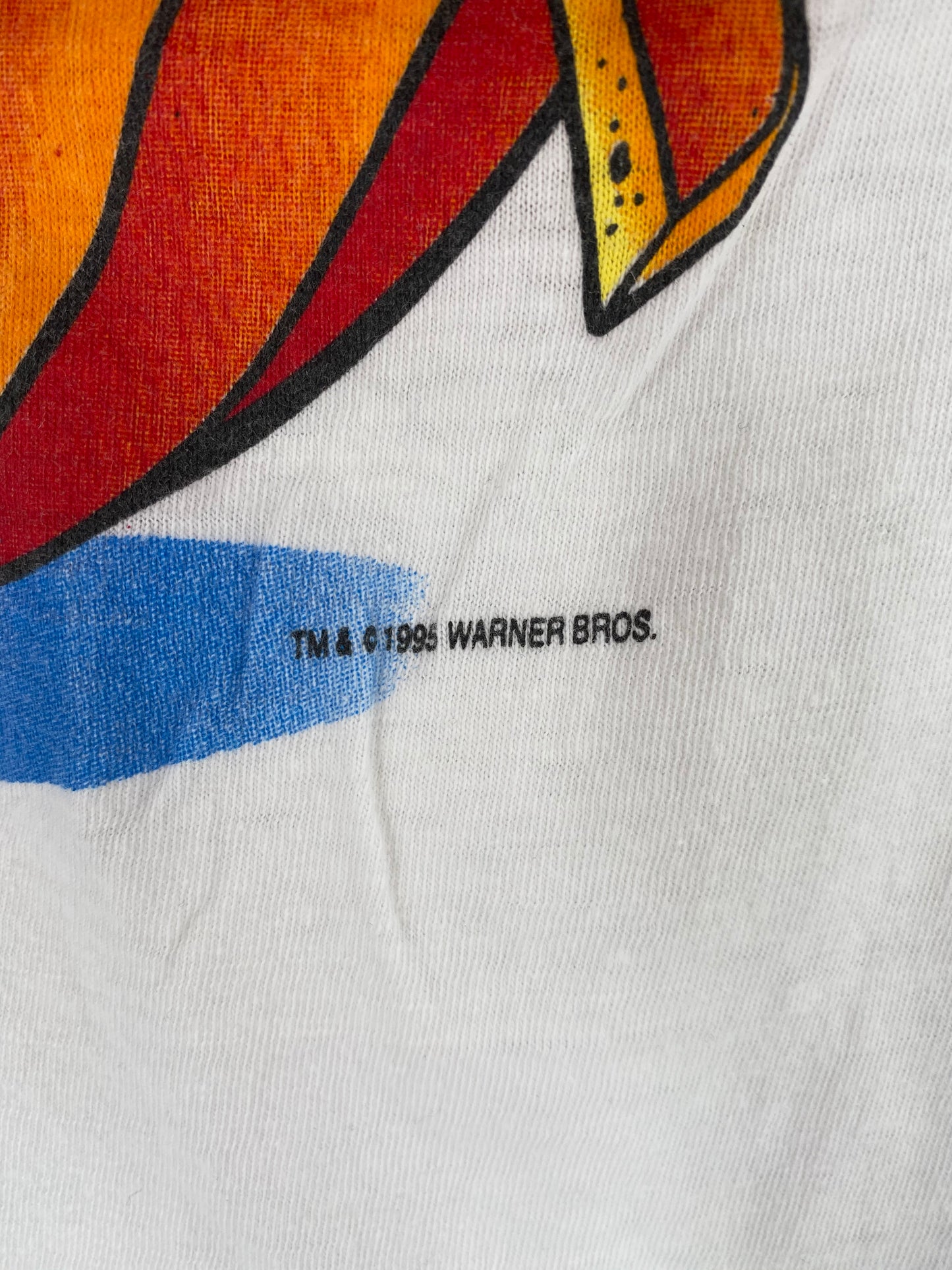 1995 LOONEY TUNES TAZ Halloween Made in USA Size XL Vintage T-Shirt / 8852