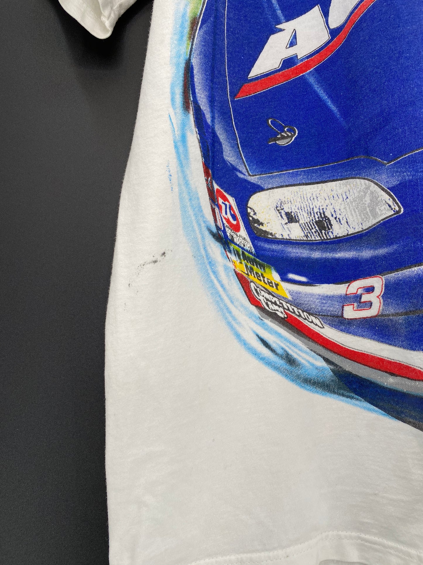 00’ NASCAR DALE EARNHARDT JR. Made in USA Size L Vintage Racing T-Shirt / 9123