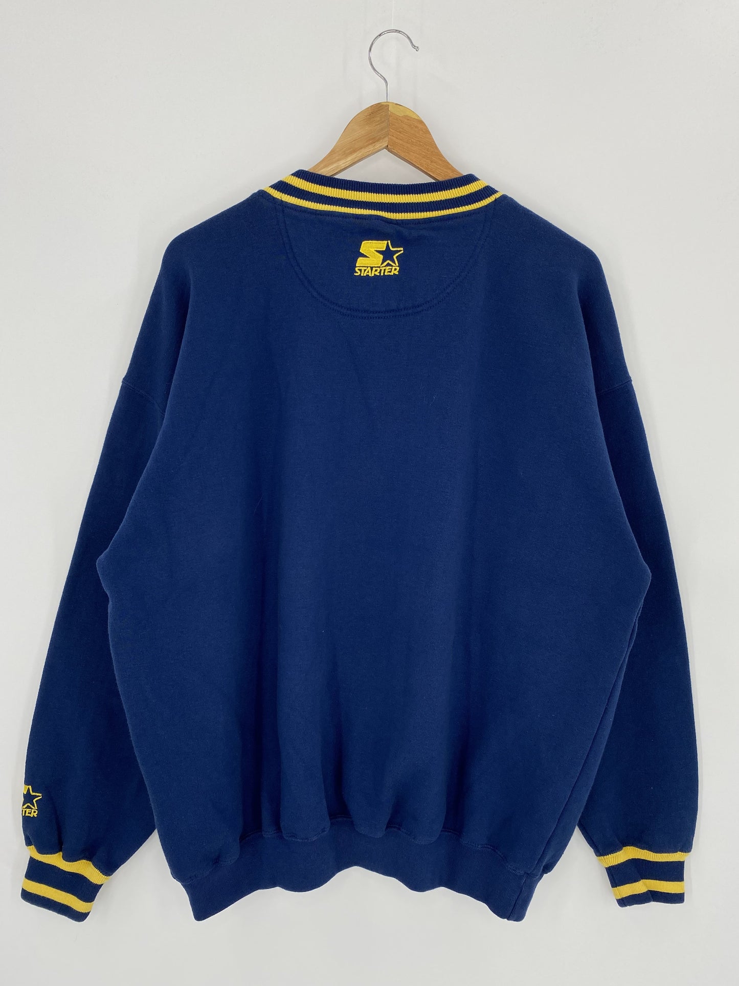 90’s STARTER MICHIGAN WOLVERINES Size L Vintage College Sweat-shirt / K6558
