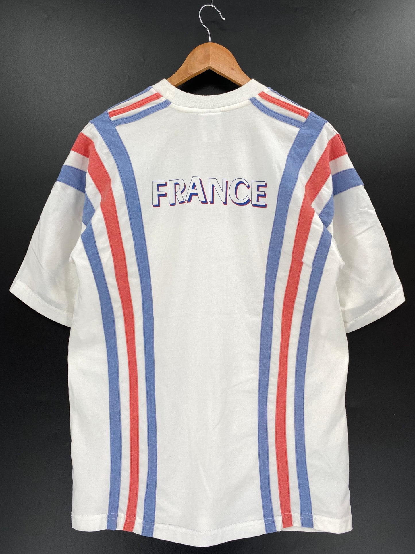 .90's ADIDAS  France Size M Vintage T-Shirt / E4431T
