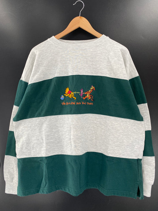 00’s DISNEY WINNIE THE POOH  Size XXXL Vintage Sweat-shirt / K3551