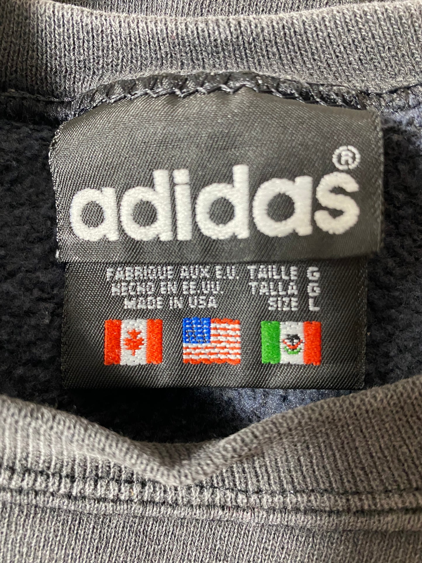 90' ADIDAS Size L Vintage Sweat-shirt / K3197