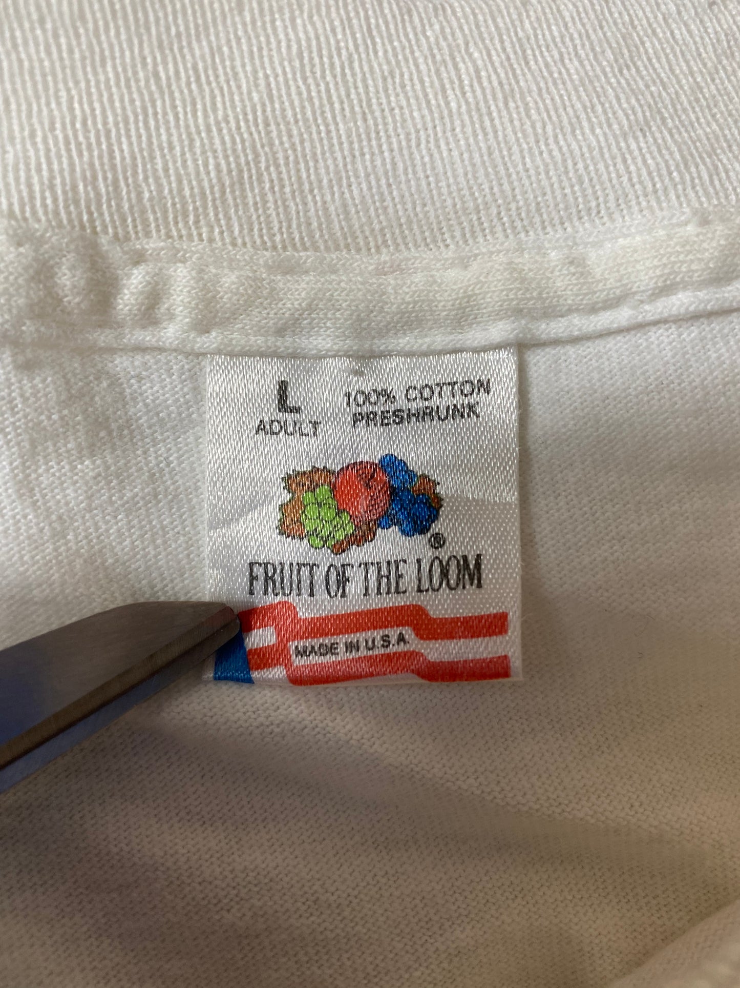 1991-1993 CHAMPIONS CHICAGO BULLS 3-PEAT x SNOOPY Made in USA Size L Vintage NBA T-shirt / 9386