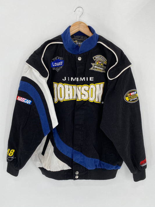 Vintage NASCAR JIMMY JOHNSON 2006 Size XL Racing Jacket / 5469