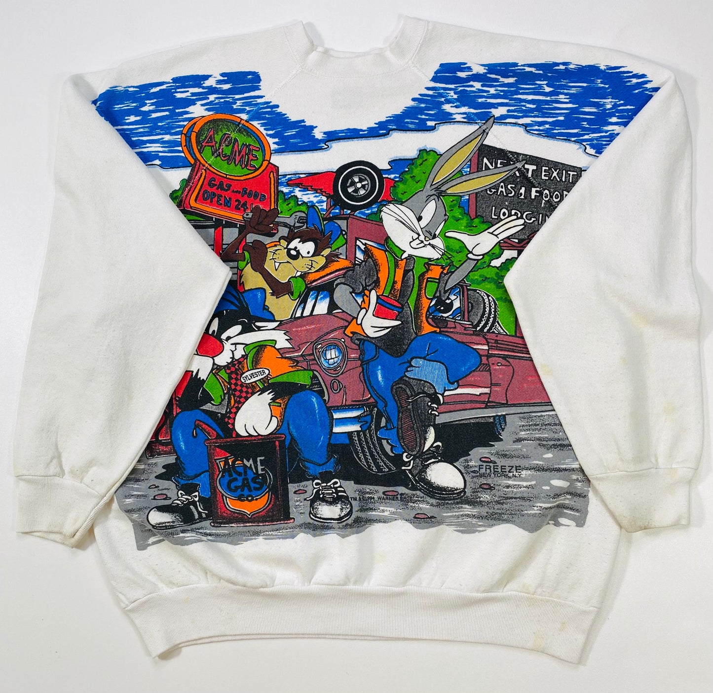 1994 WARNER BROS. Made in USA Size XL Vintage Sweat-shirt / 6140