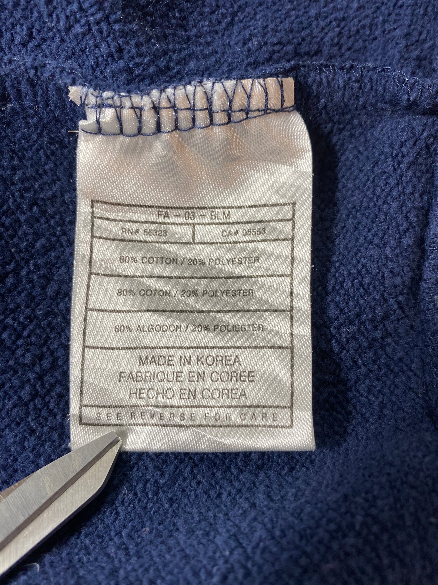 00’ NIKE VIRGINIA Size L Vintage Hoodie Sweat-Shirt / 6958