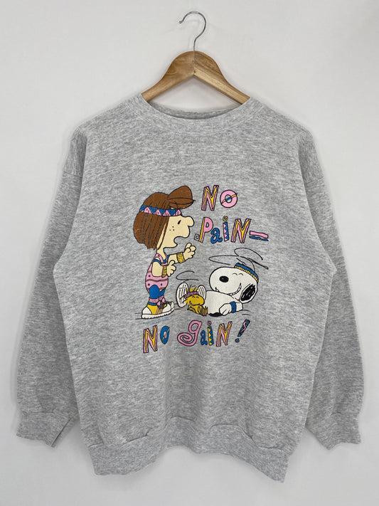 90’s SNOOPY Made in USA Size XL Vintage Sweat-Shirt / E329