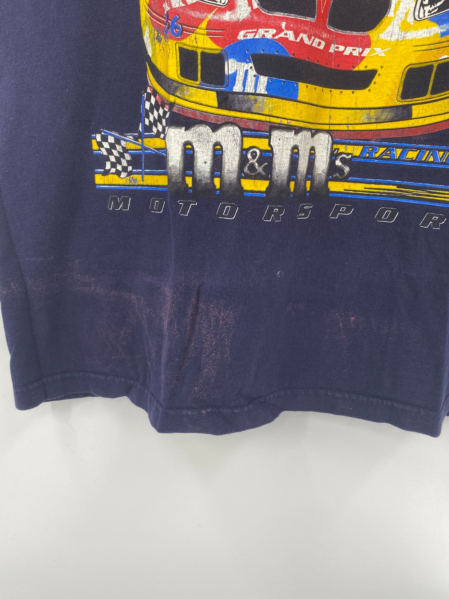 Vintage M&M'S RACING TEAM Size XL VintageT-Shirt /K368