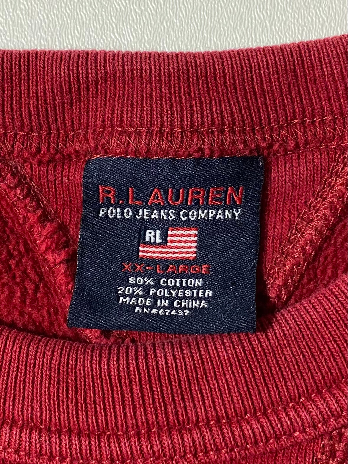 POLO RALPH LAUREN Size XXL Vintage Sweat-shirt / 9113