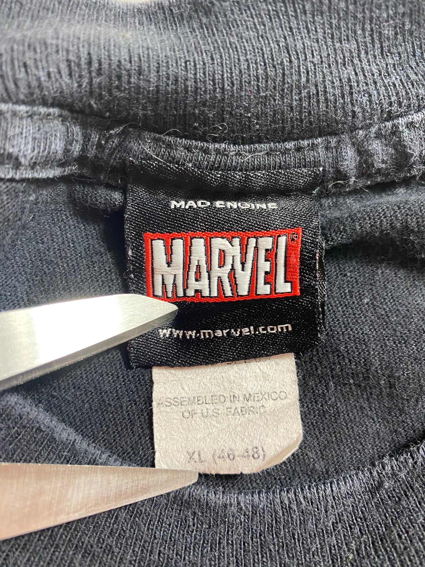00' MARVEL IRON MAN Size XL Vintage T-Shirt / 8399