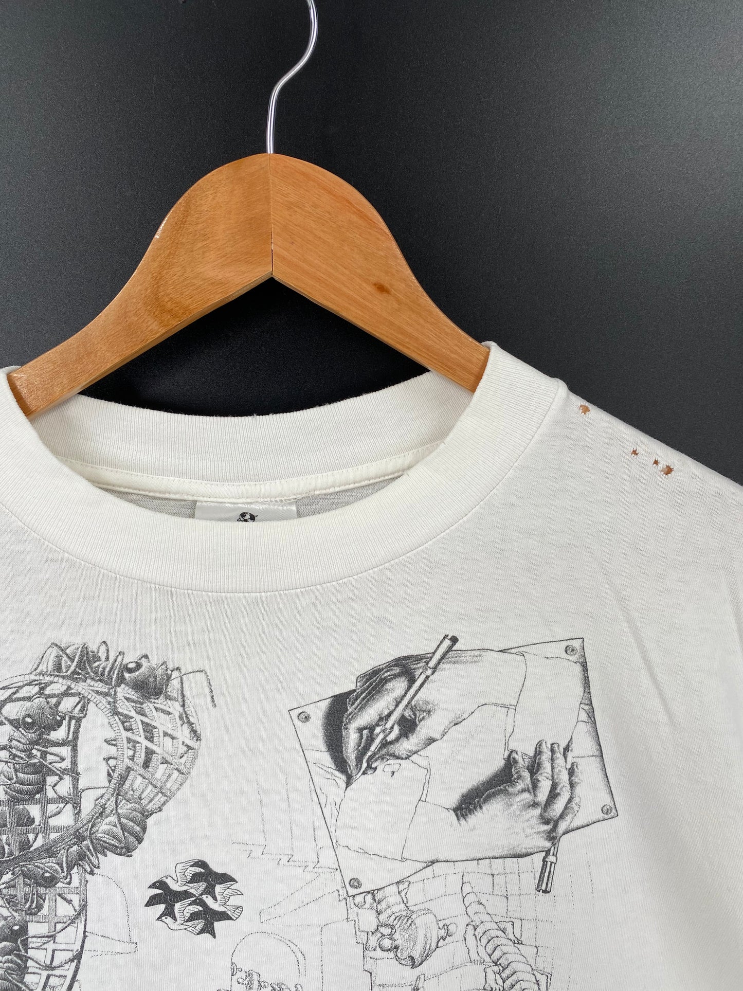 1991'  M.C.ESCHER Made in USA Size XL Vintage T-Shirt / K1950