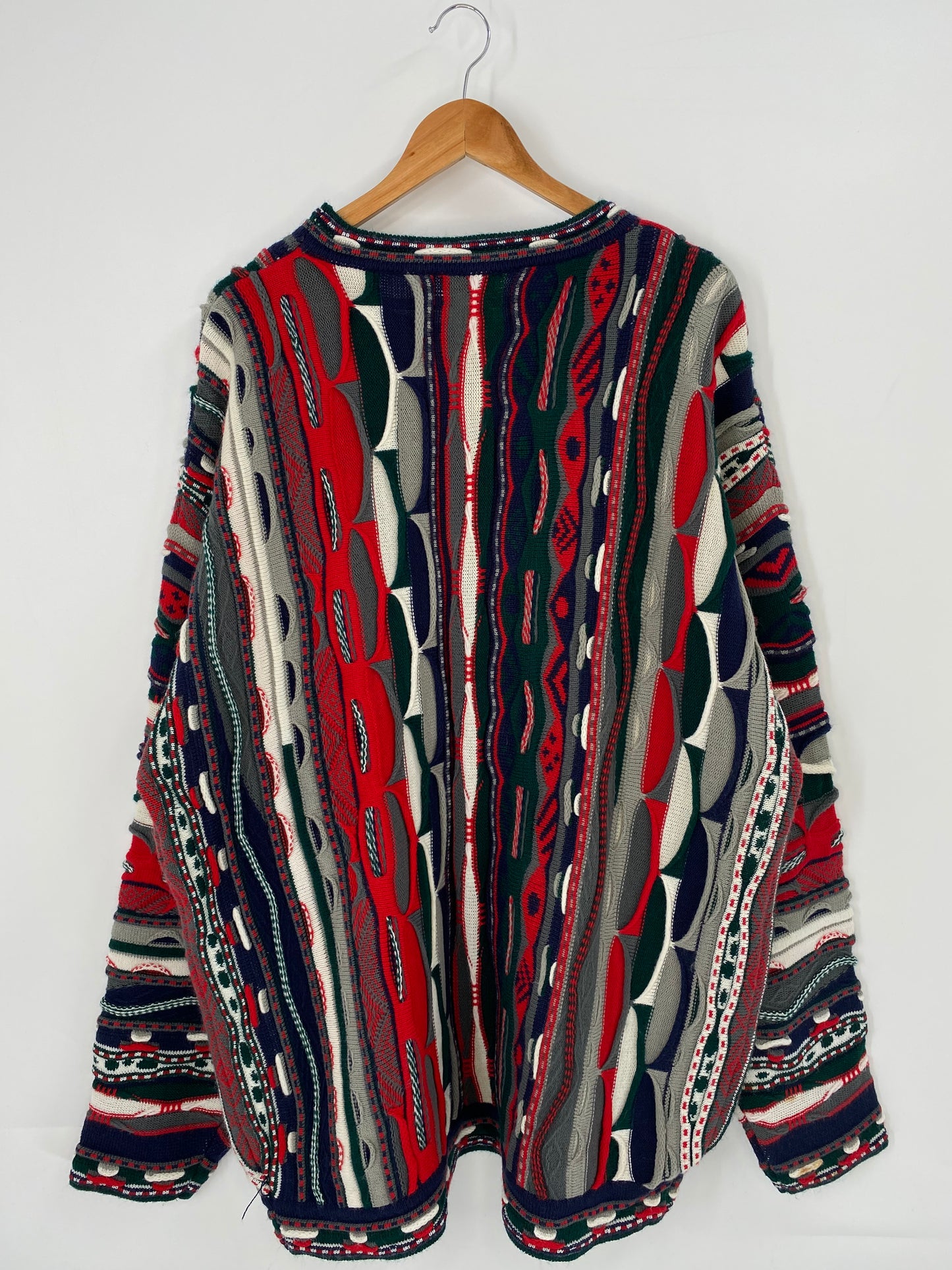 Vintage 3D COOGI- Style Size XXXL Knit Sweater / K3940